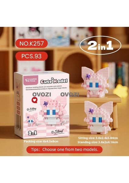 Karikatür Puzzle Yapı Taşı Eğitici Oyuncaklar (Yurt Dışından)