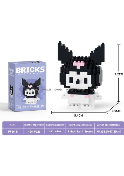 Karikatür Puzzle Yapı Taşı Eğitici Oyuncaklar (Yurt Dışından)