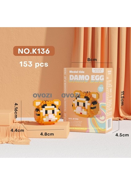Karikatür Puzzle Yapı Taşı Eğitici Oyuncaklar (Yurt Dışından)