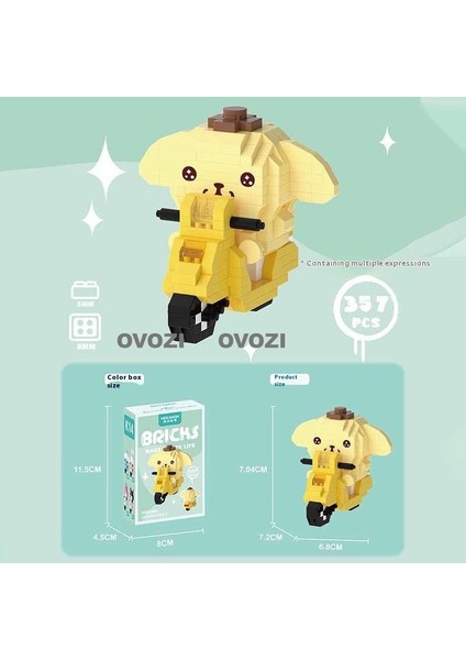 Karikatür Puzzle Yapı Taşı Eğitici Oyuncaklar (Yurt Dışından)