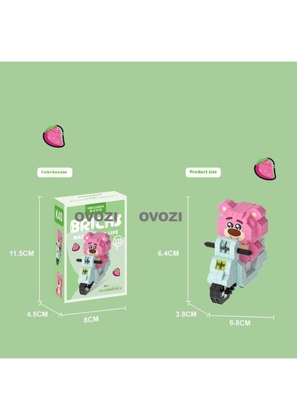 Karikatür Puzzle Yapı Taşı Eğitici Oyuncaklar (Yurt Dışından)