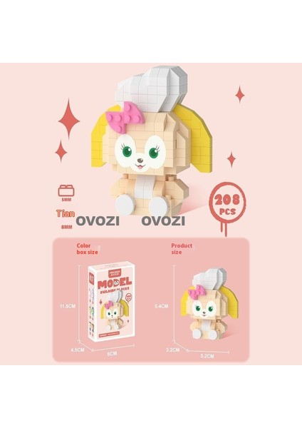 Karikatür Puzzle Yapı Taşı Eğitici Oyuncaklar (Yurt Dışından)