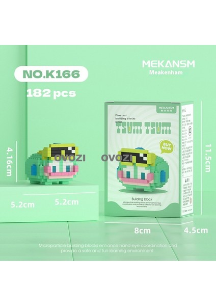 Karikatür Puzzle Yapı Taşı Eğitici Oyuncaklar (Yurt Dışından)