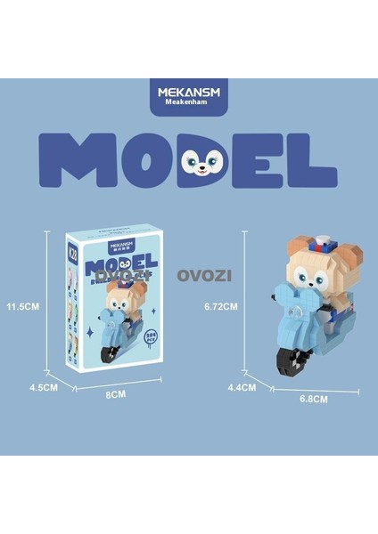 Karikatür Puzzle Yapı Taşı Eğitici Oyuncaklar (Yurt Dışından)
