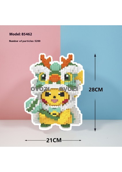 Karikatür Puzzle Yapı Taşı Eğitici Oyuncaklar (Yurt Dışından)