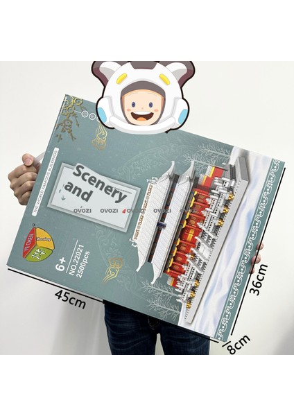 Büyük Hediye Kutusu Puzzle Yapı Taşı Oyuncaklar (Yurt Dışından)