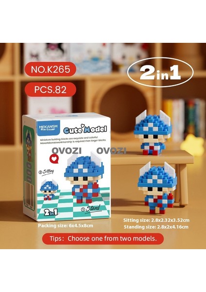 Karikatür Puzzle Yapı Taşı Eğitici Oyuncaklar (Yurt Dışından)