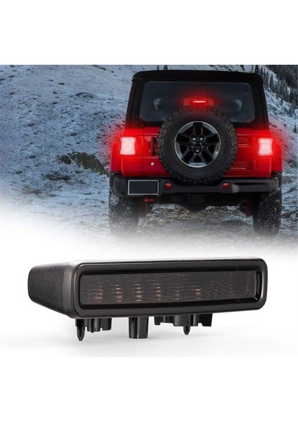 Jeep Wrangler Jl 2018-2024 Için LED 3. Fren Lambası Arka Yüksek Montajlı Durdurma Lambası Fren Lambası Dumanlı Mercek (Yurt Dışından) fiyatları