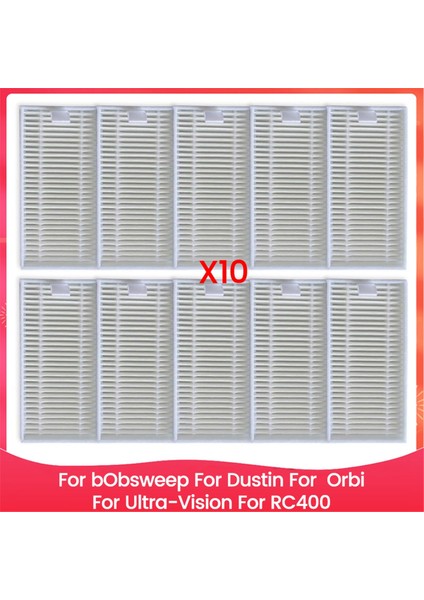 Bobsweep Için 10 Paket Yedek Filtreler Dustin Için Orbi Için Ultra-Vision Için RC400, Vakum Yedek Parçaları (Yurt Dışından) indirimleri