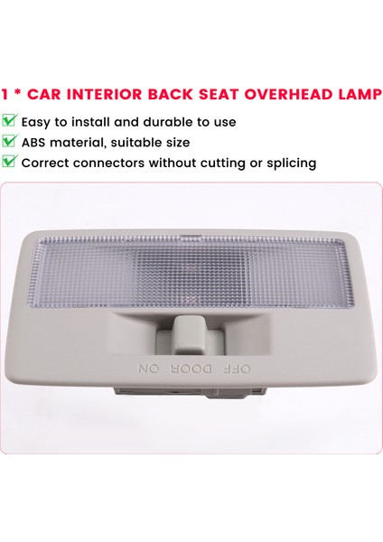 Araba Iç Mekan Arka Koltuk Tavan Lambası Okuma Lambası EG21-51-310A EG2151310A75 Mazda 3 Mazda 2 Mazda 6 Mazda Cx-7 Için (Yurt Dışından)