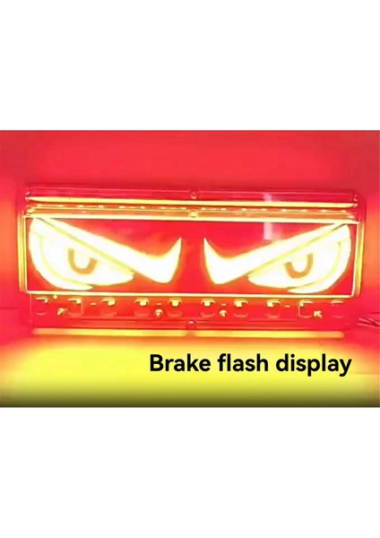 LED Yüksek Parlaklık Su Geçirmez Fren Lambası Arka Kapak Önleyici Kombinasyon Araba LED Arka Stop Lambası Sinyal Lambası (Yurt Dışından)