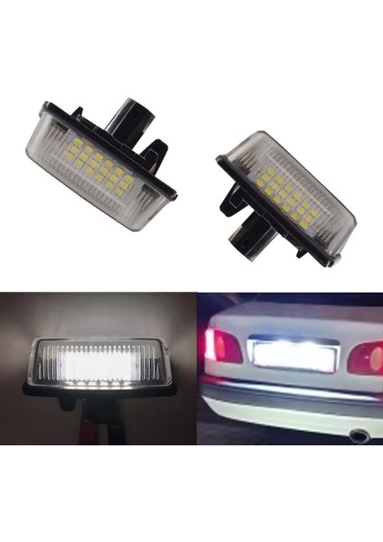 Toyota Corolla Crown S180 Noah Voxy Starlet EP91 Previa ACR50 GSR50 Için LED Numaralı Plaka Lambası 81271-12503 (Yurt Dışından) modelleri