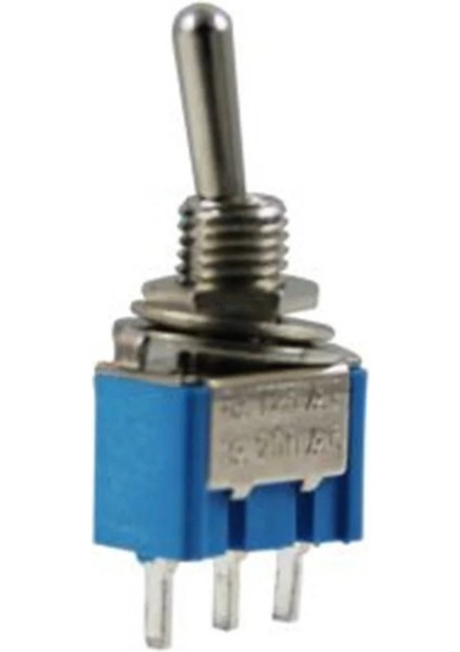 IC-139C Toggle Switch Iğne Ayak On-Off 6mm MTS-102-A2