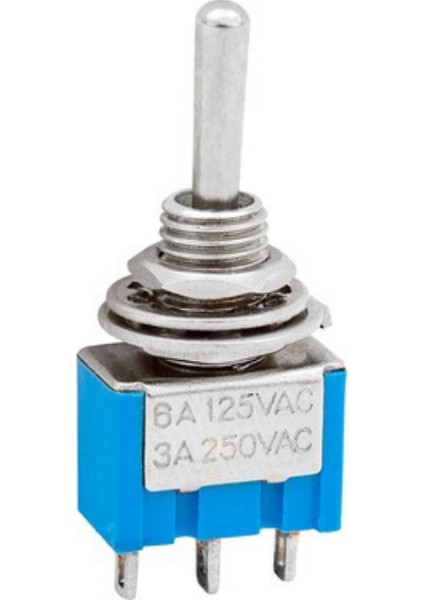 IC-139C Toggle Switch Iğne Ayak On-Off 6mm MTS-102-A2