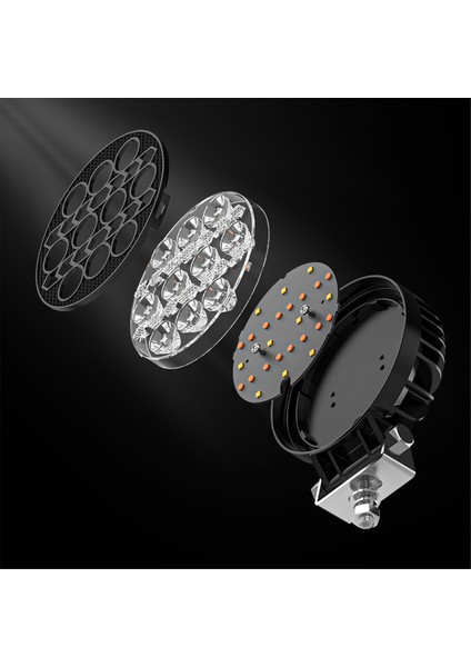 Yuvarlak 4 Inç Araba LED Çalışma Işıkları Gündüz Farları Kamyon Atv Utv Suv Motosiklet Araba Römork Tekne (Yurt Dışından) indirimleri