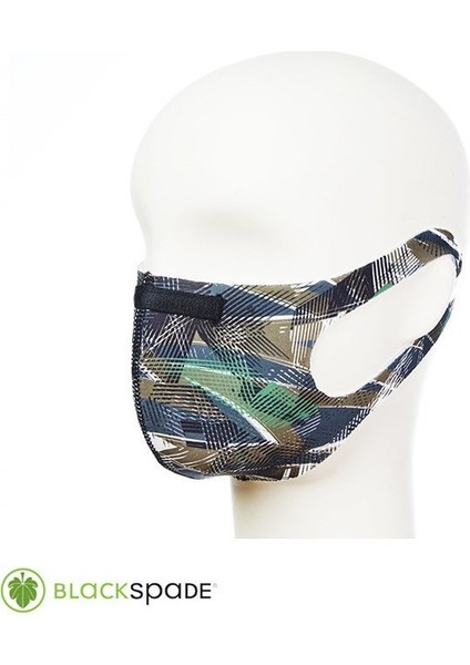 Unisex Koruyucu Maske Çizgi-Hat Desen S