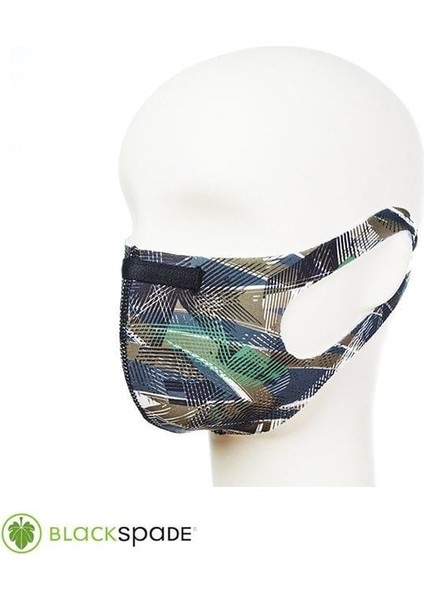 Unisex Koruyucu Maske Çizgi-Hat Desen S