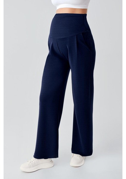 Ayarlanabilir Yüksek Bel Esnek Hamile Palazzo Pantolon PLZ01 modelleri