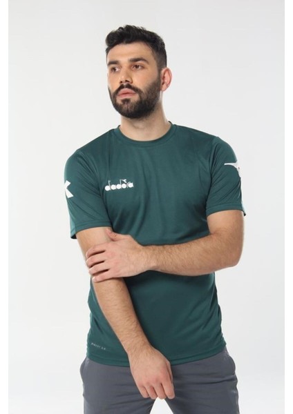 Nacce Erkek Koyu Yeşil T-Shirt - 16TSR05