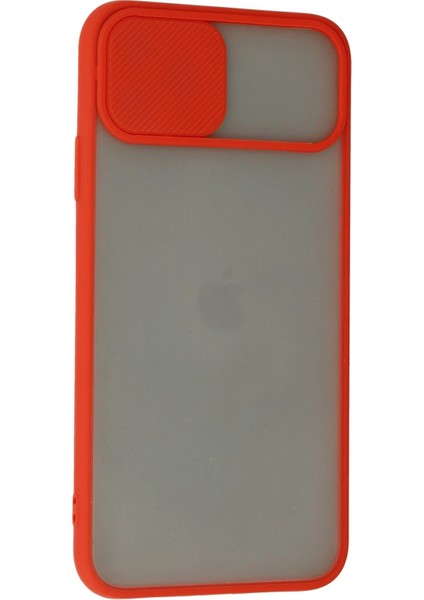 Iphone 11 Pro Kılıf Palm Buzlu Kamera Sürgülü Silikon - Kırmızı Bstmy