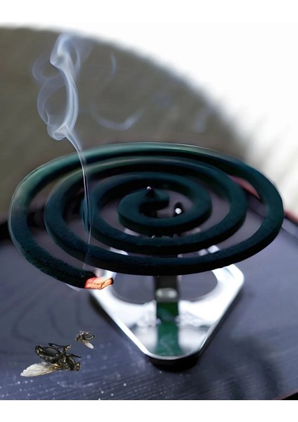 10’lu Doğal Esansı Sineksavar Set Yavaş Yanan, Iç Içe Geçmeli Spiral Tütsü – Etkili Koruma Dış Mekan indirimleri