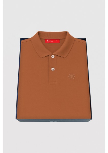 Ds Damat Slim Fit Tütün Kutulu Polo Yaka T-Shirt indirimleri
