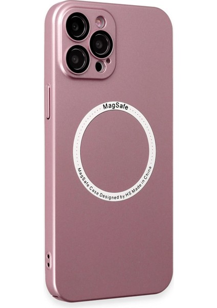 Iphone 12 Pro Kılıf Jack Magneticsafe Lens Silikon - Rose Gold Bstmy