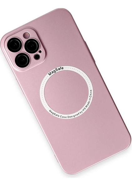 Iphone 12 Pro Kılıf Jack Magneticsafe Lens Silikon - Rose Gold Bstmy