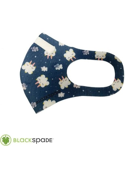 Çocuk Koruyucu Maske Bulut Desen S1