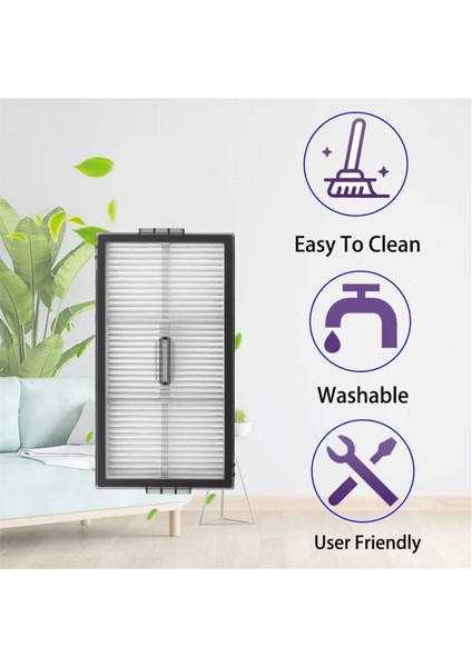 Roborock Saros 10R / G20S Ultra Elektrikli Süpürge Parçaları Için Hepa Filtresi Yıkanabilir Hepa Filtresi Yedek Parçaları 10 Adet (Yurt Dışından) fiyatları