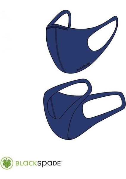 Unisex Koruyucu Maske Lacivert M