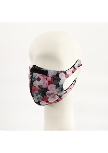 Unisex Koruyucu Maske Daire Desen M modelleri