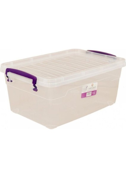 Şeffaf Çok Amaçlı 30 Lt Dikdörtgen Saklama Kabı 48X32X29 ROYALEKS-82113