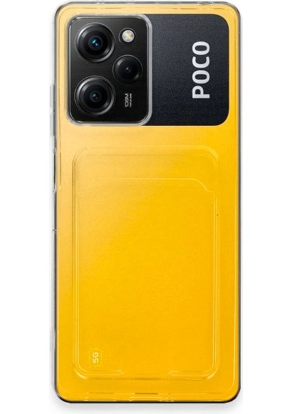Xiaomi Poco X5 Pro 5g Kılıf Kart Şeffaf Silikon - Şeffaf Bstmy