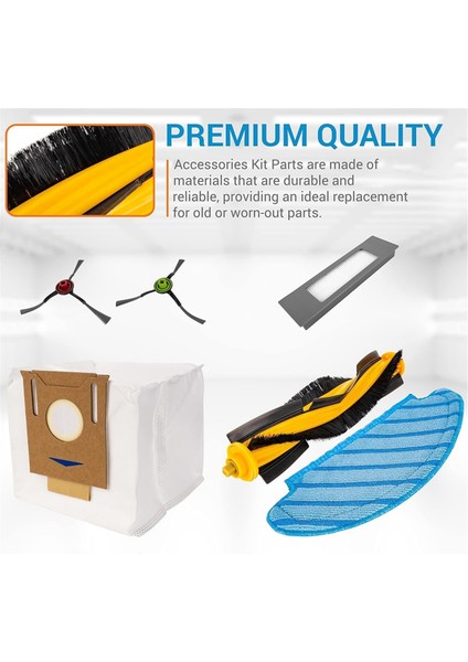 Ecovacs Deebot Ozmo T8 T8 Aıvı T8 Max N8 Pro N8 Pro+ Için, Yeedi Vac Robot Süpürge Yedek Parçaları (Yurt Dışından) fırsatları