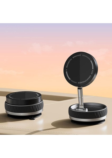 K10B / 360° Derece Dönebilen Vakumlu Magnetik Telefon Tutucu