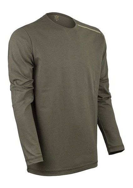 Vav Baseti-04 Uzun Kol Sweatshirt Haki S fiyatları