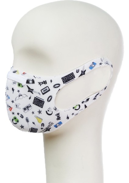 Çocuk Koruyucu Maske Müzik Desen S2