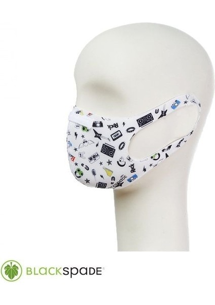 Çocuk Koruyucu Maske Müzik Desen S2