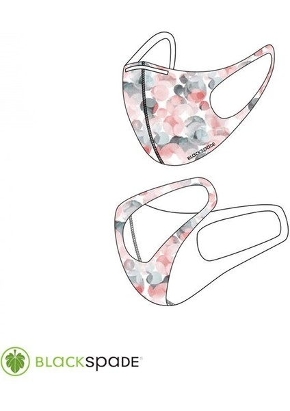 Unisex Koruyucu Maske Nokta Desen M