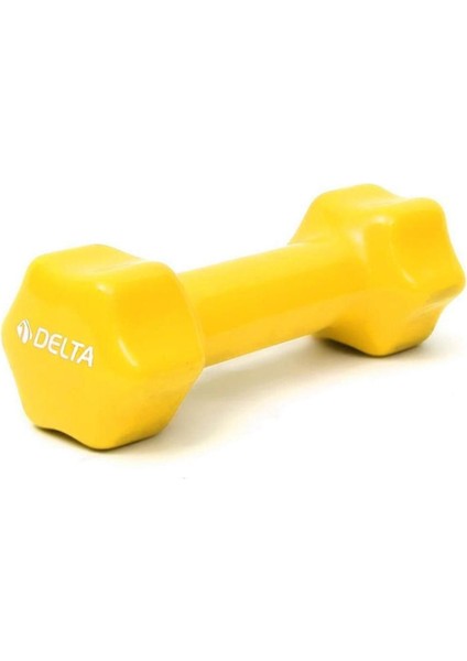0,5 kg x 1 Adet Deluxe Pvc Kaplama Sarı Demir Dambıl