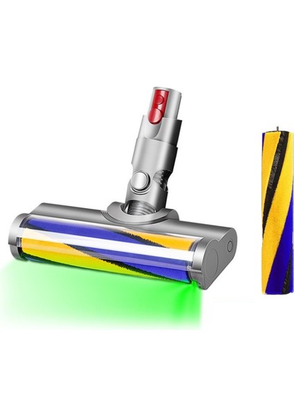Dyson V10 Digital Slim V12 Detect Slim Elektrikli Süpürge Parçaları Için Silindir Fırça Başlığı Değişimi Yeşil Toz Işığı ile (Yurt Dışından)