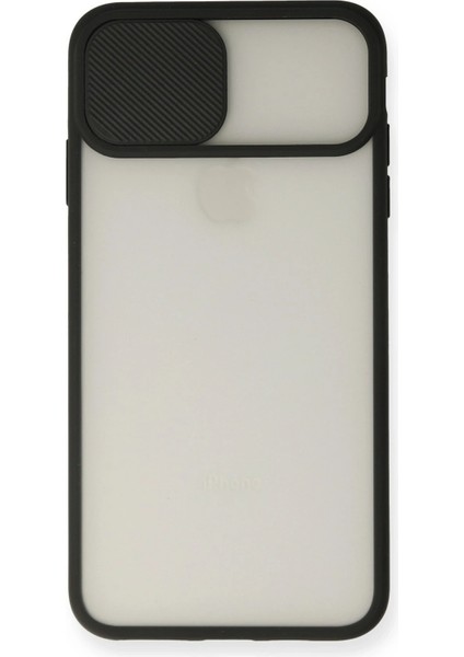 Iphone Xs Max Kılıf Palm Buzlu Kamera Sürgülü Silikon - Siyah Bstmy