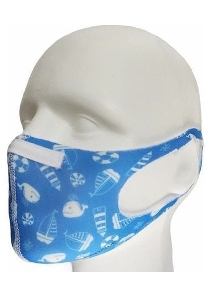 Çocuk Koruyucu Maske Deniz Desen S1
