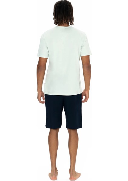 U.s. Polo Assn. Erkek %100 Pamuk Şortlu Pijama Takımı - ARASS18W88W2W