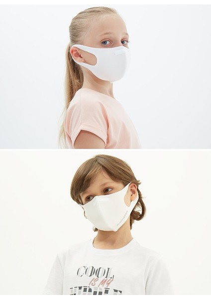 Çocuk Koruyucu Maske Beyaz S1