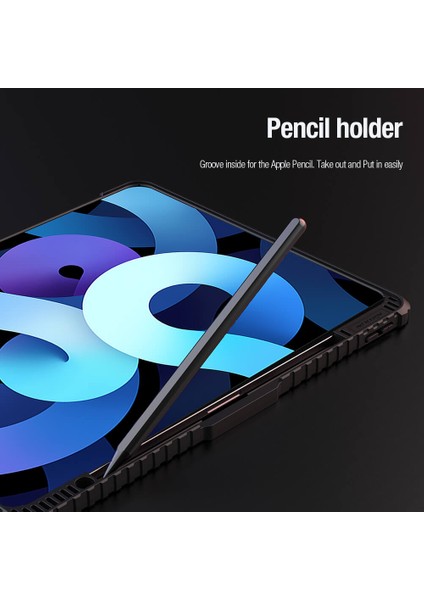 Nillkin iPad Air 13 2025 / Pro 13 2024 /12.9 Çok Açılı Katlanır Standlı Yüksek Koruma Tablet Kılıfı