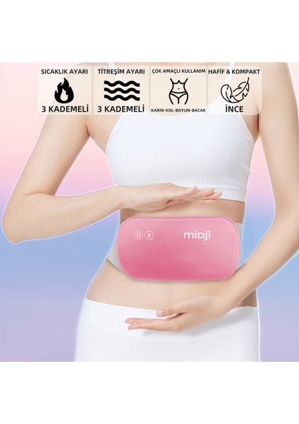 Mio 7X Regl Kemeri Bel ve Karın Isıtıcı Titreşimli Karın Masaj Aleti