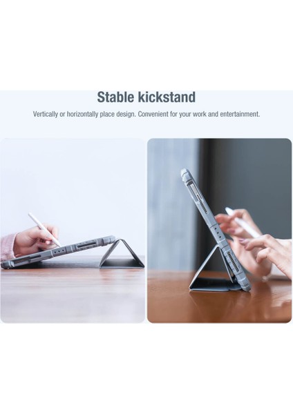 Nillkin Apple Ipad Air 10,9 2020 Air 4/5.nesil PRO11 2020/21/22 Standlı Düşmeyedayanıklı Kılıf