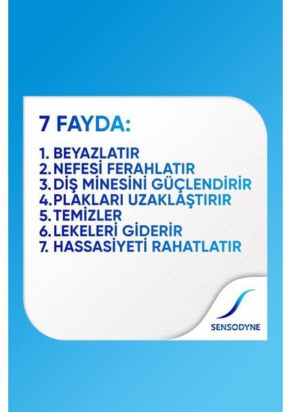 Total Care White. 50 ml Diş Macunu Tam Koruma Beyazlatıcı x 6 Adet indirimleri